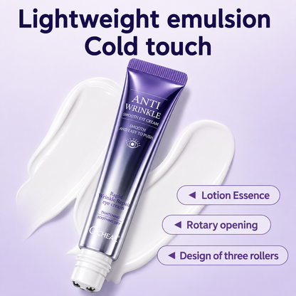 Anti-Aging Eye Cream Roller — Day & Night Hyaluronic Acid Treatment